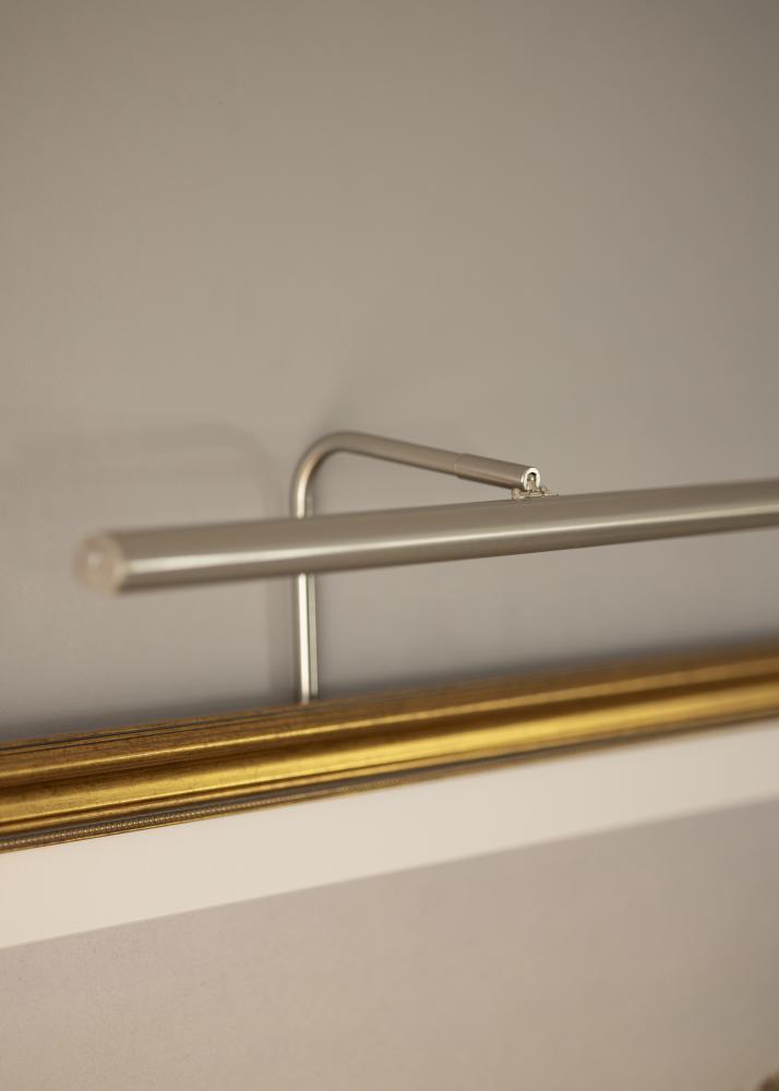 Gallery LED 60 cm kehysleveys +90 cm Tauluvalaisin - Nikkeli