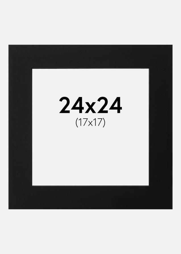 Paspatuuri Musta (Musta keskus) 24x24 cm (17x17)