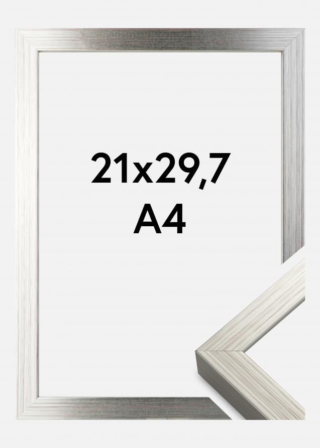 Kehys Falun Akryylilasi Hopeanvärinen 21x29,7 cm (A4)