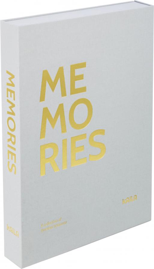 KAILA MEMORIES Grey XL - Coffee Table Album - 60 Kuvalle Koosa 11x15 cm