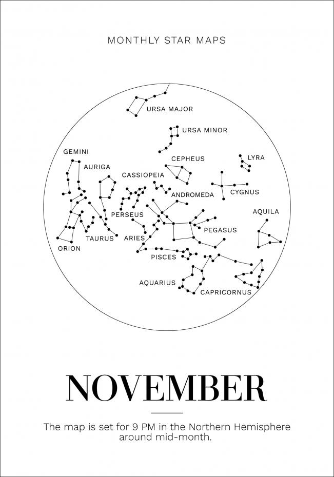 Monthly star November Juliste