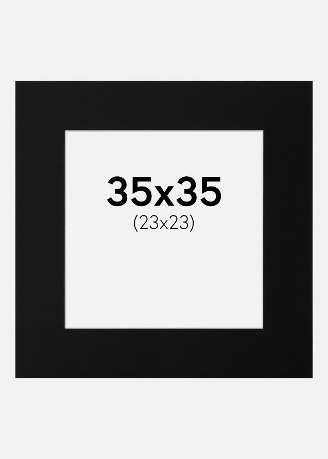 Paspatuuri Canson Musta (Valkoinen keskus) 35x35 cm (23x23)