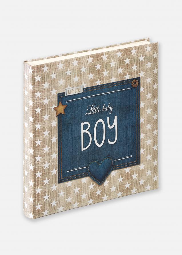 Little Baby Boy Sininen - 28x30,5 cm (50 Valkoista sivua / 25 lehteä)