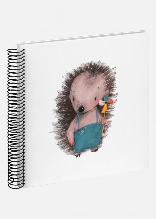 Baby Hedgehog Calisto Kierrealbumi Valkoinen - 24x24 cm (40 Valkoista sivua)