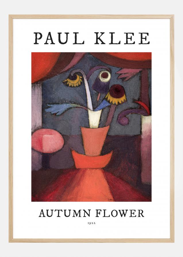 Paul Klee - Autumn Flower 1922 Juliste
