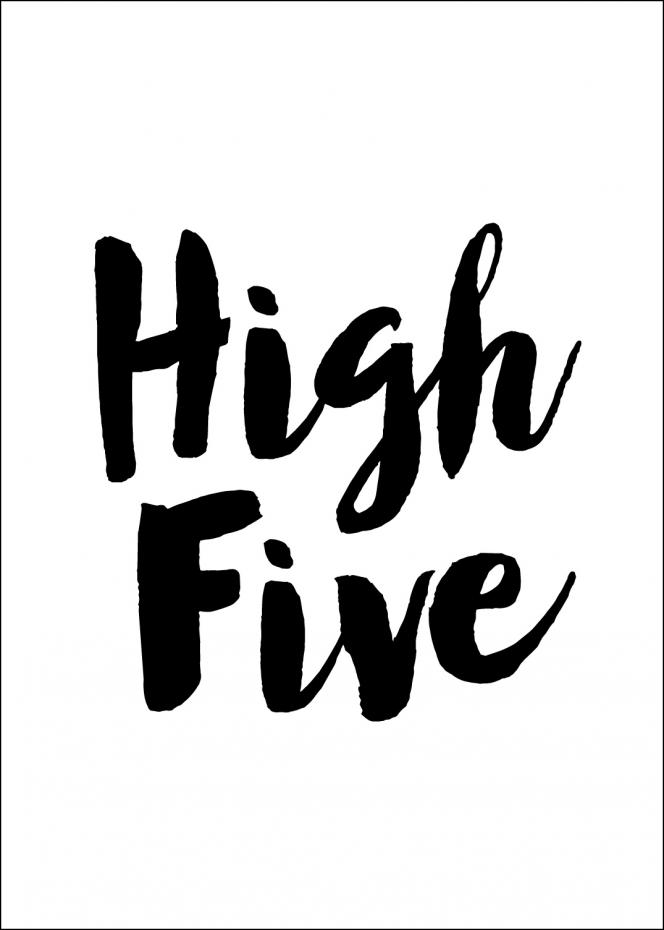 High Five Juliste