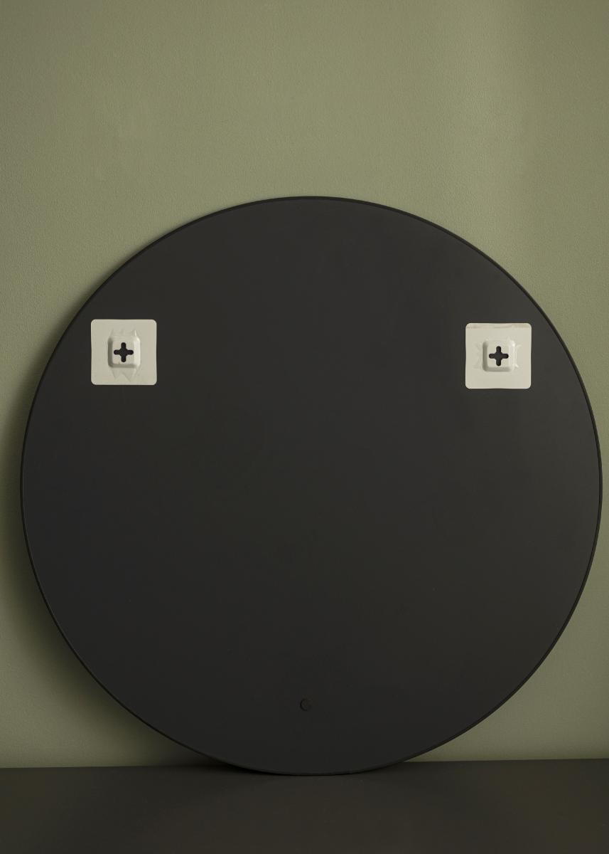 KAILA Round Mirror - Thin Black 60 cm Ø