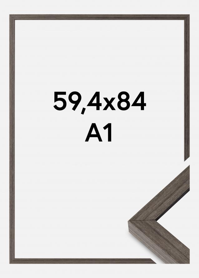 Kehys Hermes Akryylilasi Grey Oak 59,4x84 cm (A1)