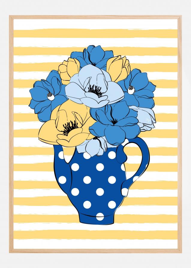 Blue Flowers Juliste