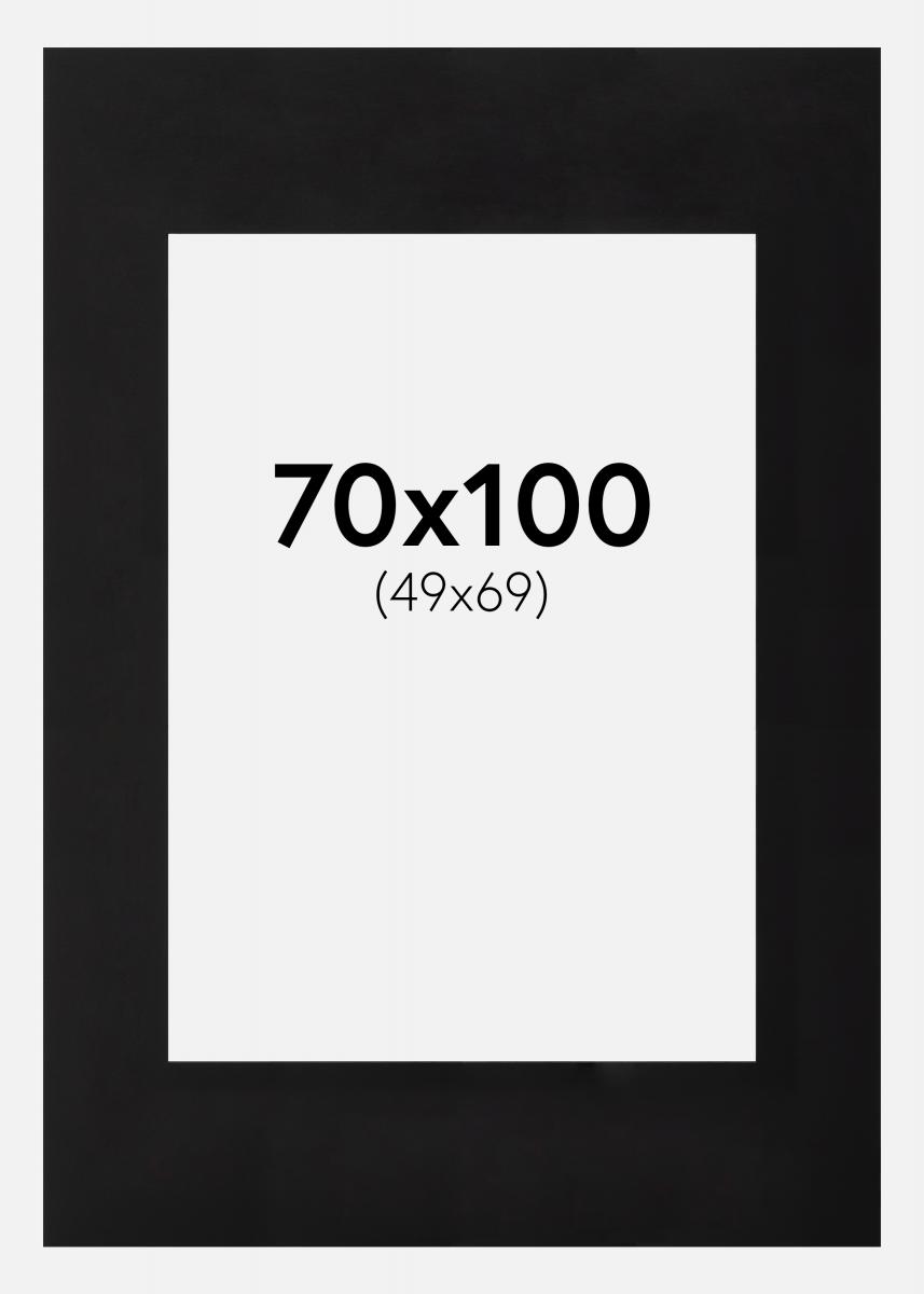 Paspatuuri Musta (Musta keskus) 70x100 cm (49x69)