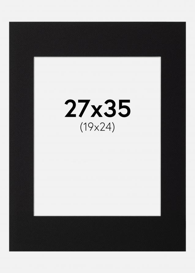 Paspatuuri Canson Musta (Valkoinen keskus) 27x35 cm (19x24)