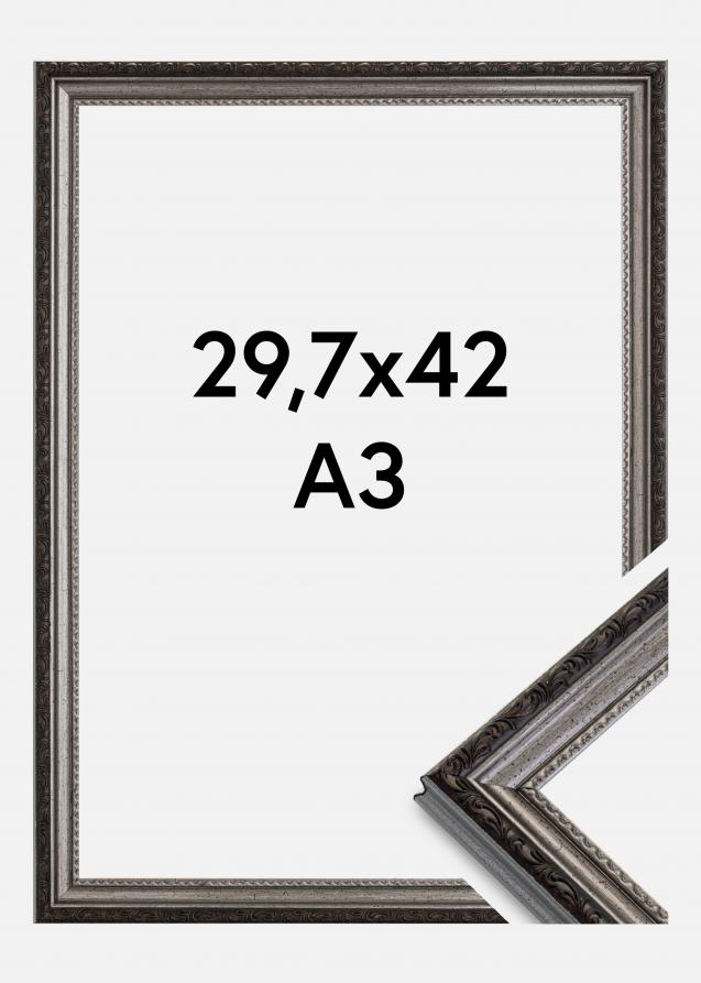 Kehys Abisko Akryylilasi Hopeanvärinen 29,7x42 cm (A3)