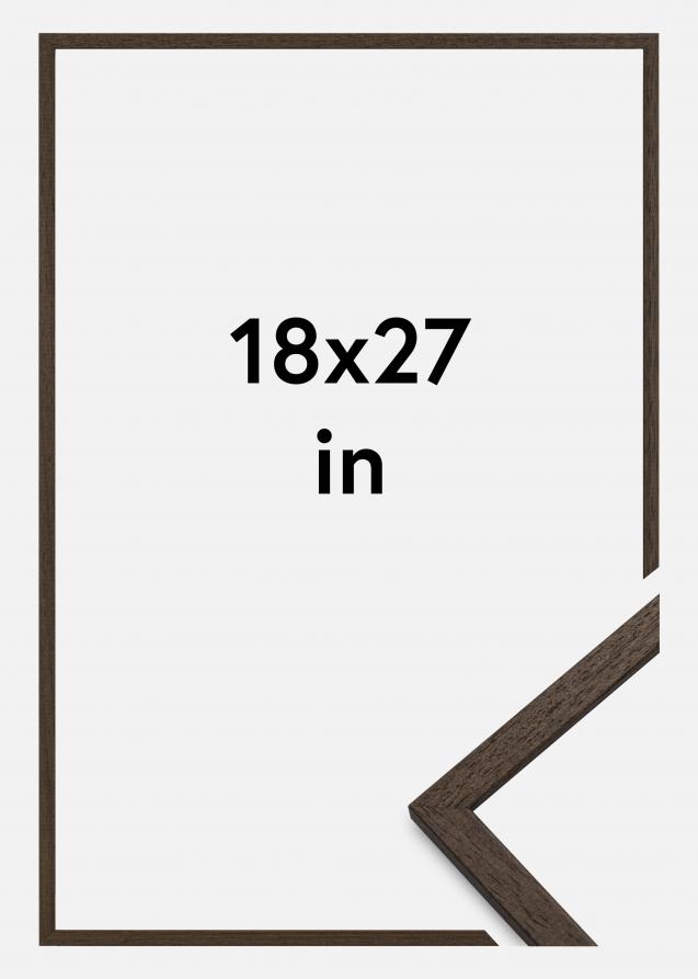 Kehys Edsbyn Akryylilasi Saksanpähkinä 18x27 inches (45,72x68,58 cm)