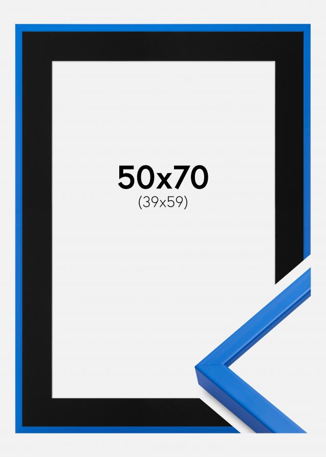 Kehys E-Line Sininen 50x70 cm - Paspatuuri Musta 40x60 cm