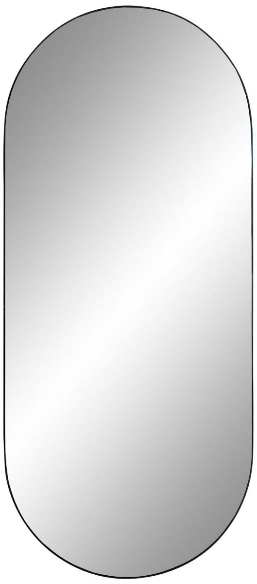 KAILA Oval Mirror - Thin Black 35x80 cm