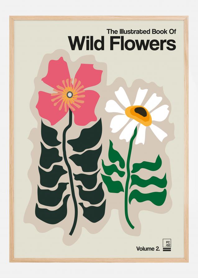The Illustrated Book Of Wild Flowers Vol.2 Grey Juliste