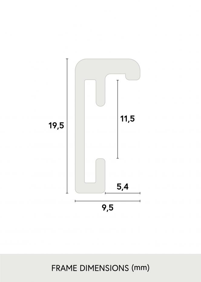 Kehys Nielsen Premium Classic Matta Musta 84,1x118,9 cm (A0)