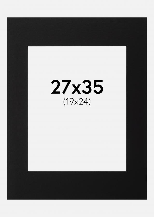 Paspatuuri Musta (Musta keskus) 27x35 cm (19x24)