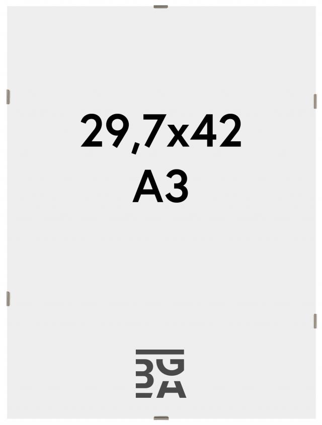 Klipsikehys Matta heijastamaton lasi 29,7x42 cm (A3)