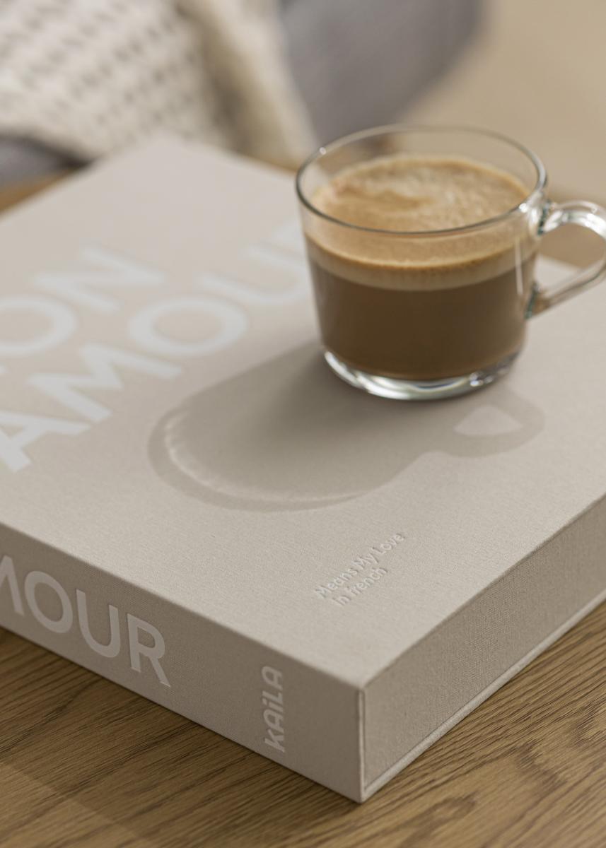 KAILA MON AMOUR - Coffee Table Photo Album (60 Mustaa sivua)