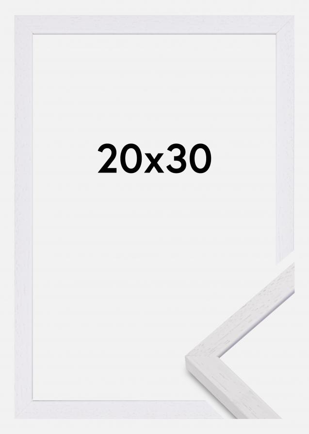 Valokuvakehys Glendale Matta heijastamaton lasi Valkoinen 20x30 cm