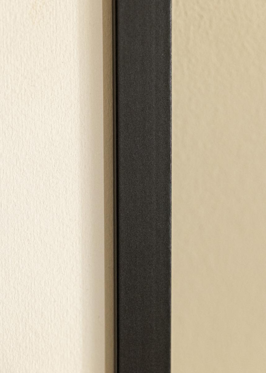 Kehys Selection Musta 40x50 cm - Passepartout Valkoinen 29,7x42 cm (A3)