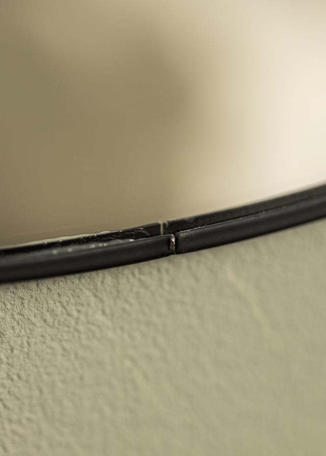 KAILA Round Mirror - Thin Black 40 cm 