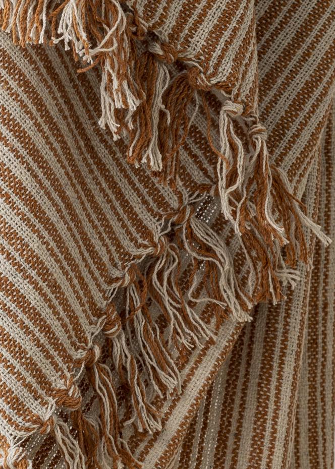 Torkkupeitto Stripes - Ruoste 130x160 cm