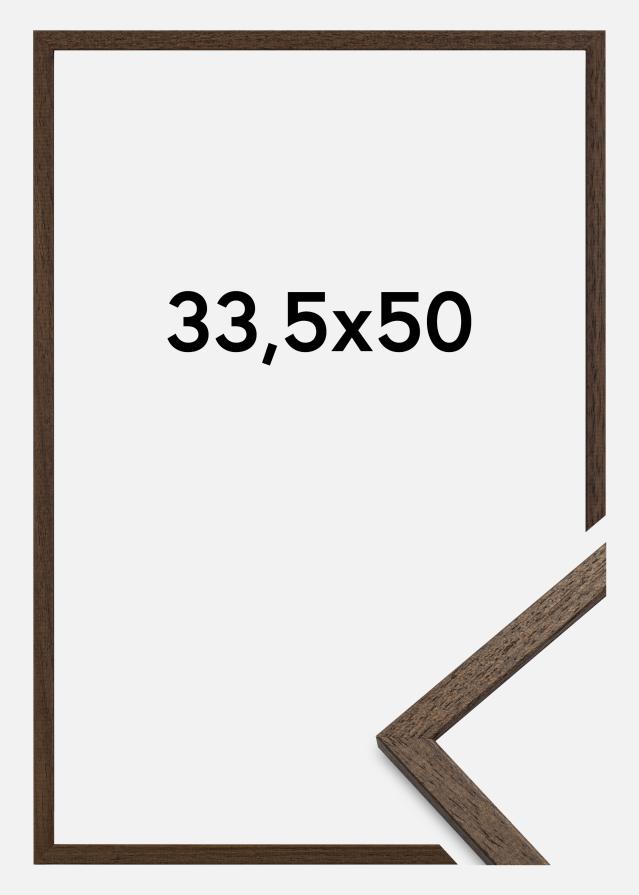 Kehys Edsbyn Akryylilasi Saksanpähkinä 33,5x50 cm