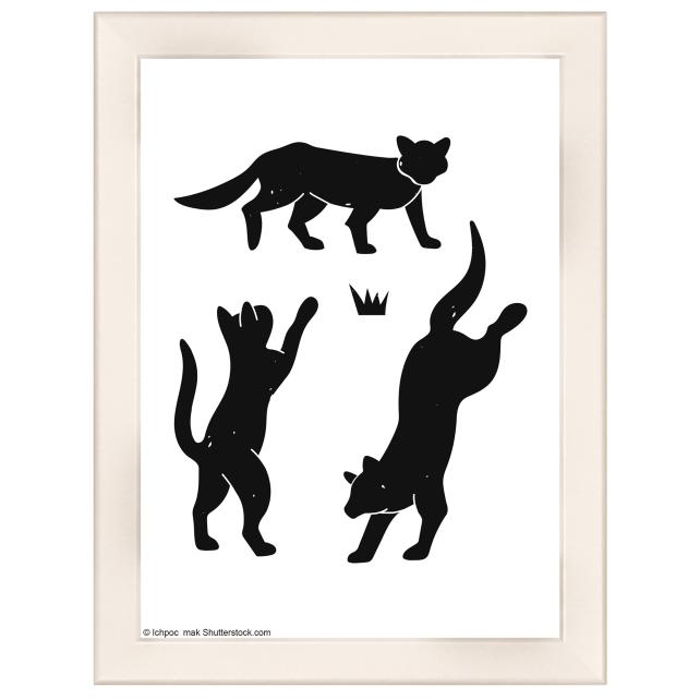 Kehys Liv Valkoista 13x18 cm - Passepartout Valkoista 9x12 cm