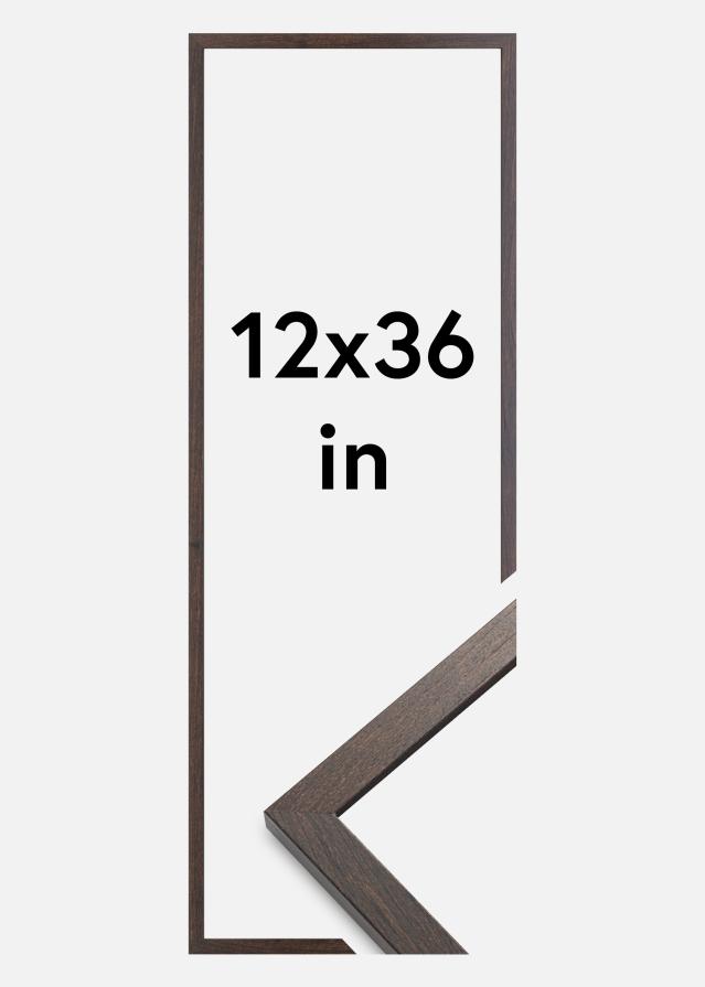 Kehys Trendy Akryylilasi Saksanpähkinä 12x36 inches (30,48x91,44 cm)