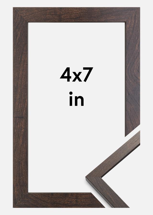 Kehys Trendy Akryylilasi Saksanpähkinä 4x7 inches (10,16x17,8 cm)