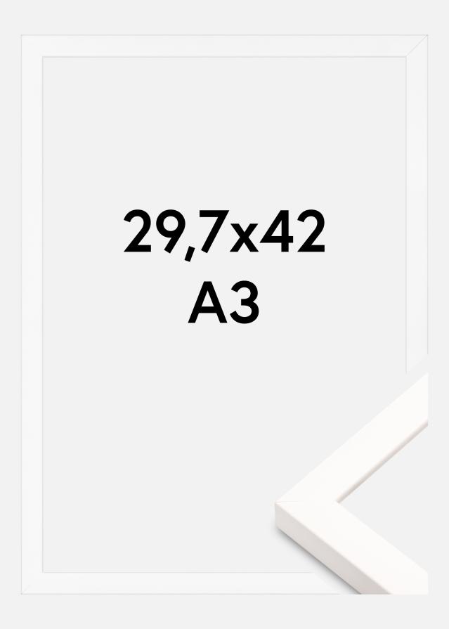 Kehys Brooke Akryylilasi Valkoinen 29,7x42 cm (A3)