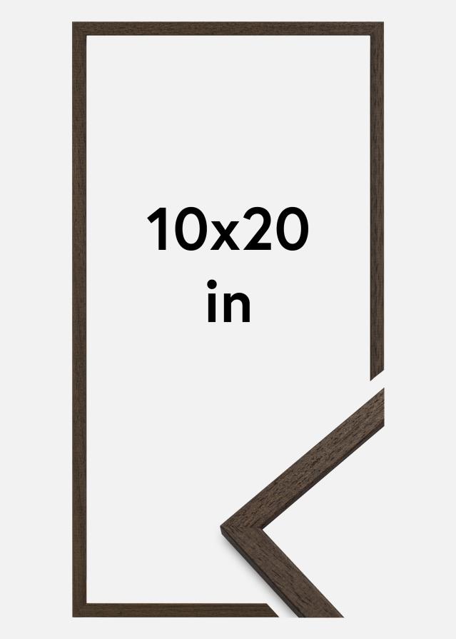 Kehys Edsbyn Akryylilasi Saksanpähkinä 10x20 inches (25,4x50,8 cm)