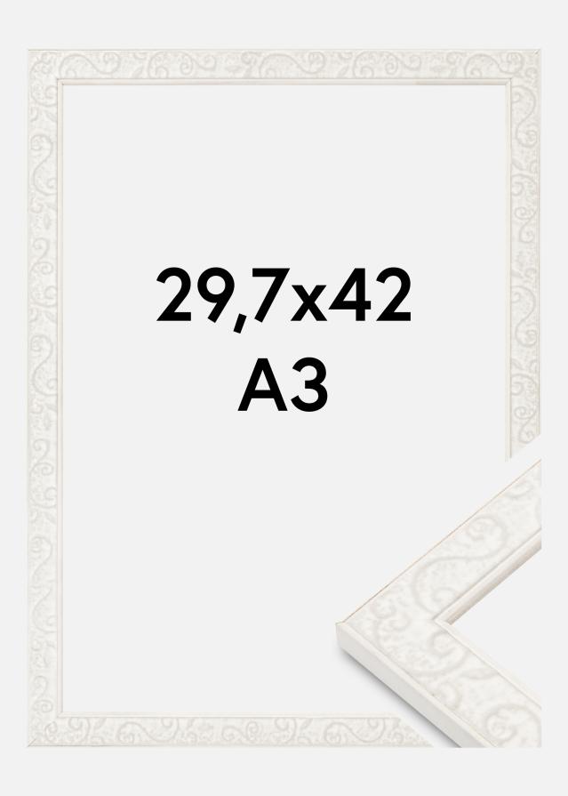 Kehys Milton Akryylilasi Valkoinen 29,7x42 cm (A3)