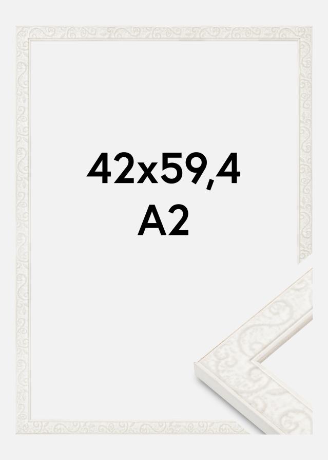 Kehys Milton Akryylilasi Valkoinen 42x59,4 cm (A2)