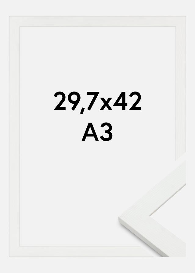 Kehys Sandra Akryylilasi Valkoinen 29,7x42 cm (A3)
