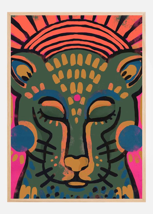 Tiger (Colored Version) Juliste