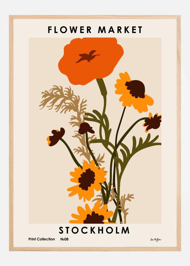 Flower Market. Stockholm Juliste