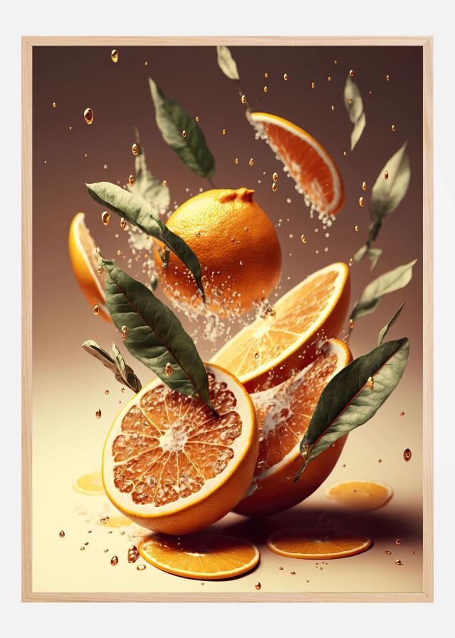 Fresh Oranges Juliste