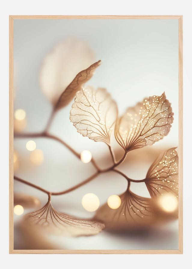 Filigree Leafs Juliste