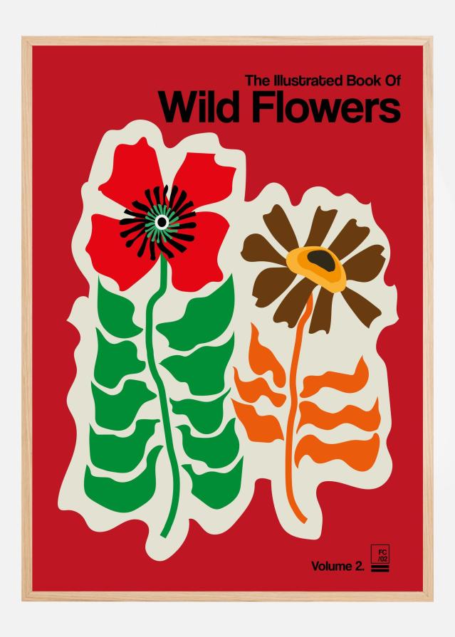 The Illustrated Book Of Wild Flowers Vol.2 Red Juliste
