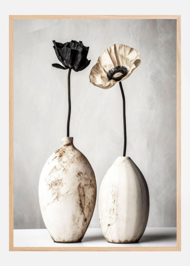 White Ceramic No 3 Juliste