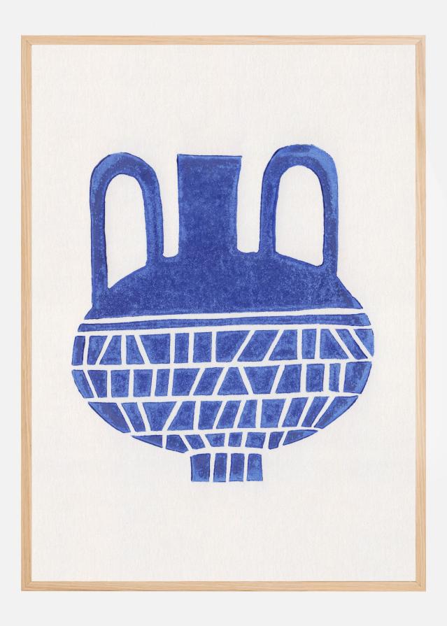 Linocut Vase #6 Juliste