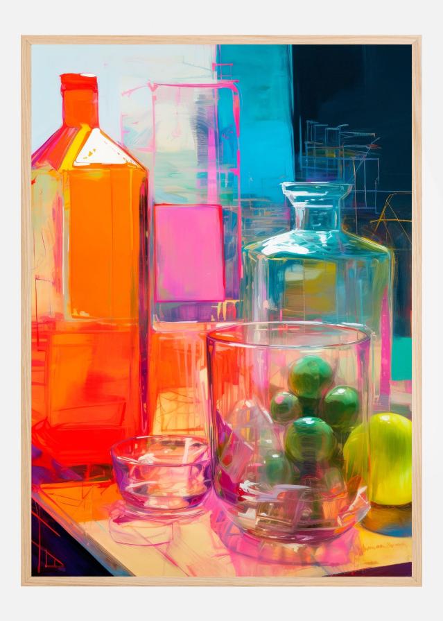 Neon Still Life No 2 Juliste
