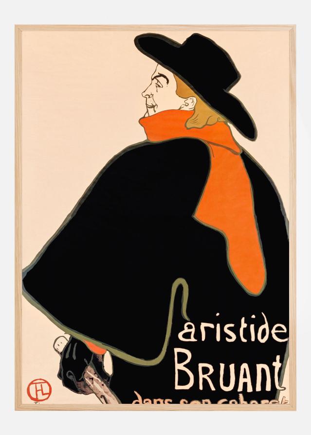 Aristide Bruant In His Cabaret (1893) Juliste