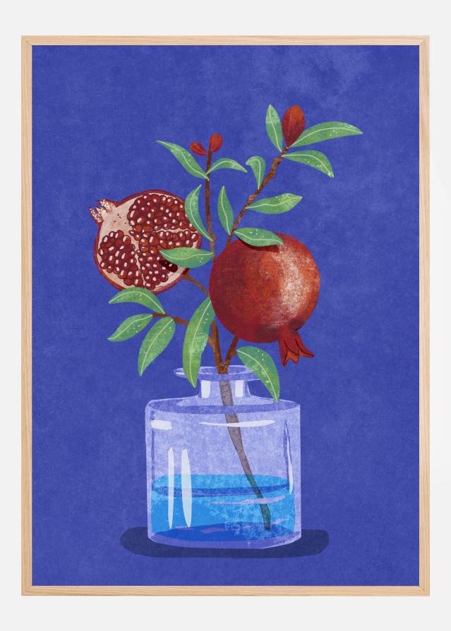 pomegranate in Vase Juliste