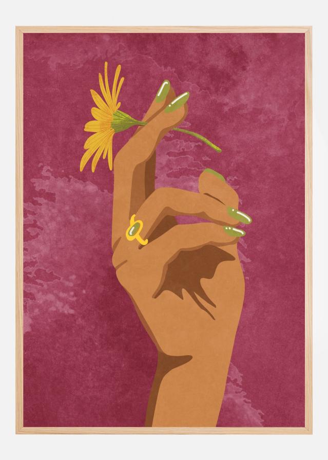 Smoking Flower Juliste