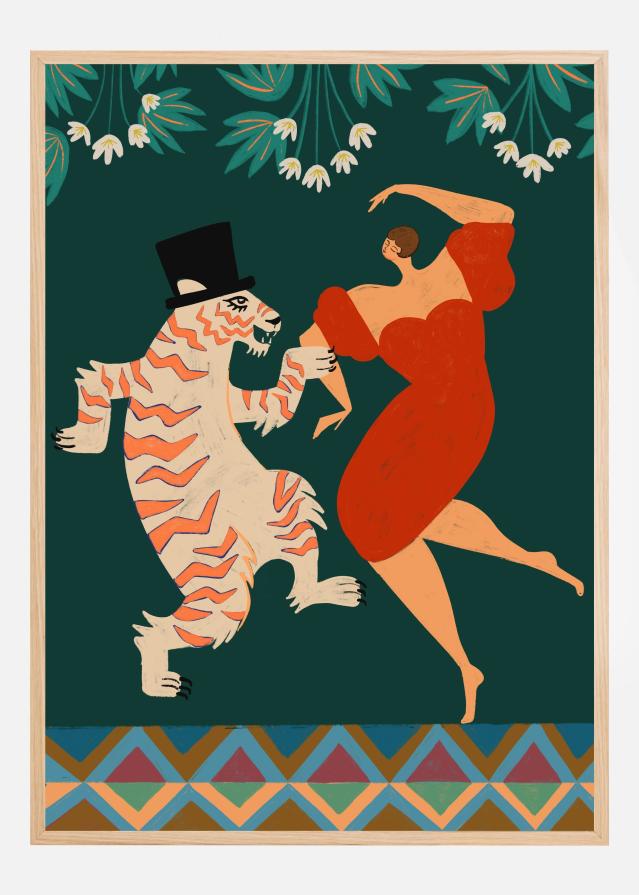 A Date With a Wild Cat Juliste