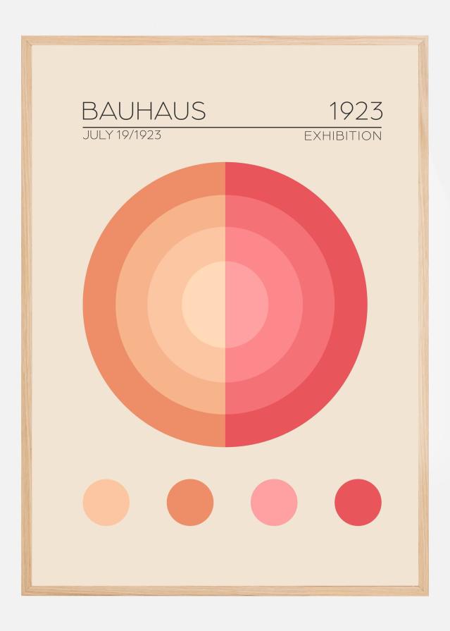 Bauhaus Pembe Daire Juliste
